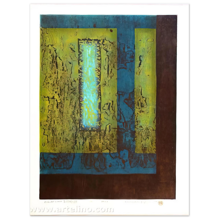 Hiroyuki Tajima - Oriental Wall - 1970  75x100 cm / 30x40inches Fine Art Poster