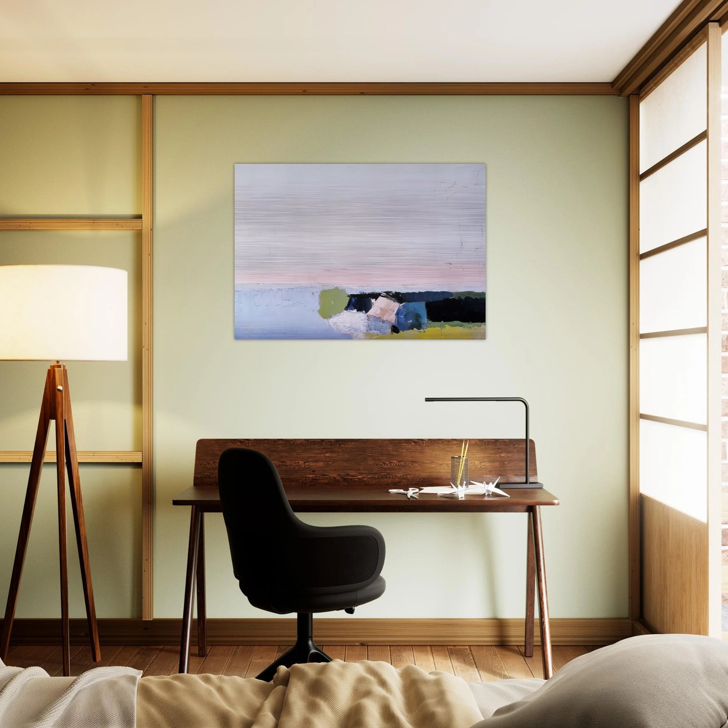 Bord de Mer - 1952 - Nicolas de Stael Brushed Aluminum Print - 70x100 cm / 28x40 inches | Nicolas de Stael Aluminum Print | Nicolas de Stael Prints