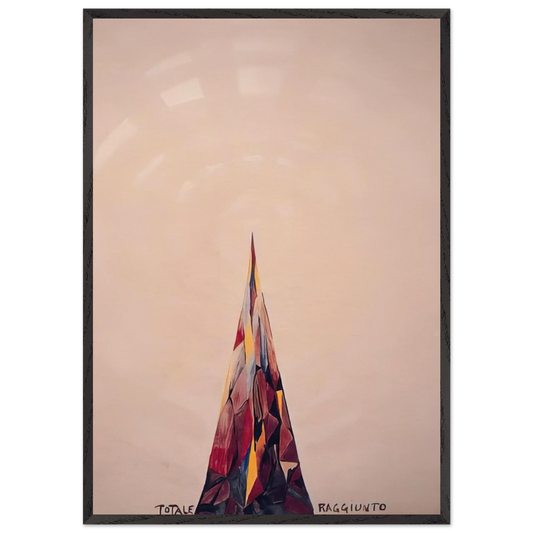 Totale - 1930 Italy - Benedetta Cappa 70x100 cm / 28x40 inches Framed Art Print – Black Wooden Frame