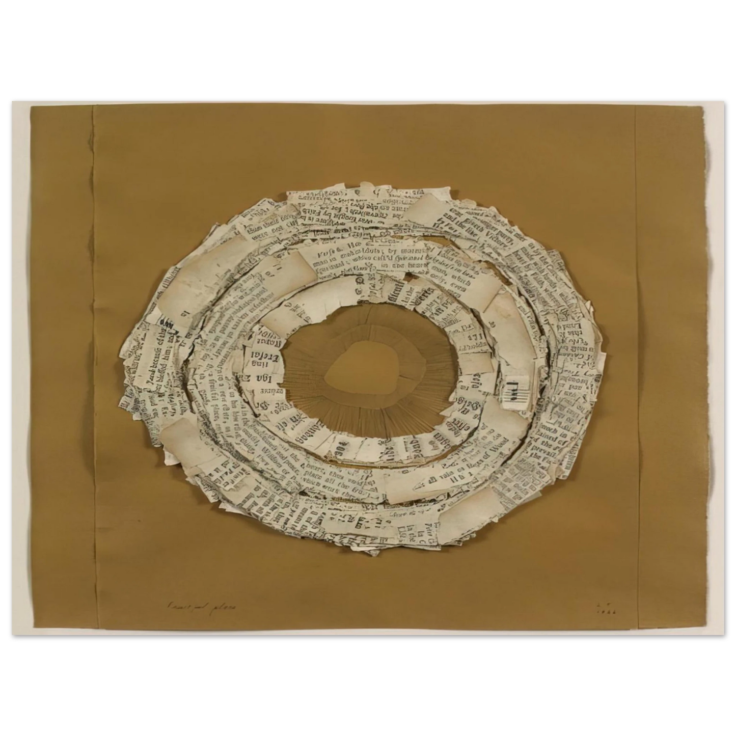 Lenore Tawney - FRUITFUL PLACE 1966  75x100 cm / 30x40inches Fine Art Poster