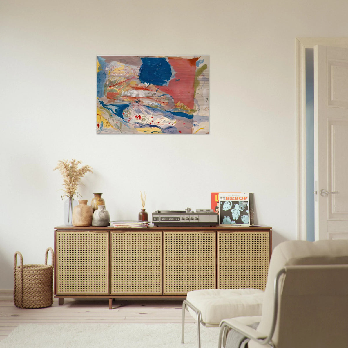 Lorelei, 1957- - Helen Frankenthaler Brushed Aluminum Print - 70x100 cm / 28x40 inches | Helen Frankenthaler Aluminum Print | Helen Frankenthaler Prints