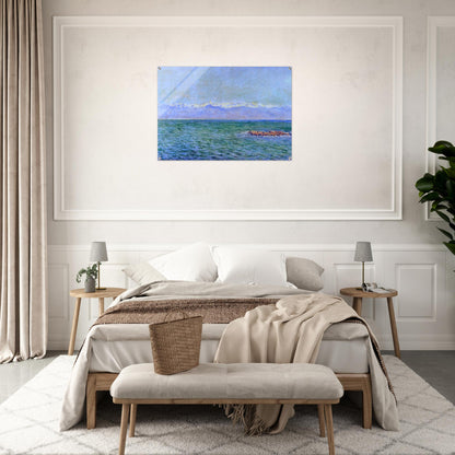 The Sea and the Alps - claude monet Acrylic Print - 70x100 cm / 28x40″ inches | claude monet Wall Art | claude monet Prints