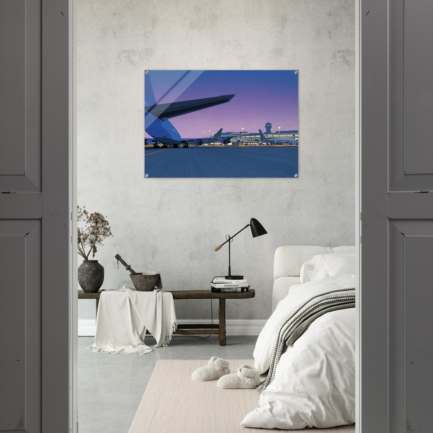 Taxiway - Hiroshi Nagai Acrylic Print - 70x100 cm / 28x40″ inches