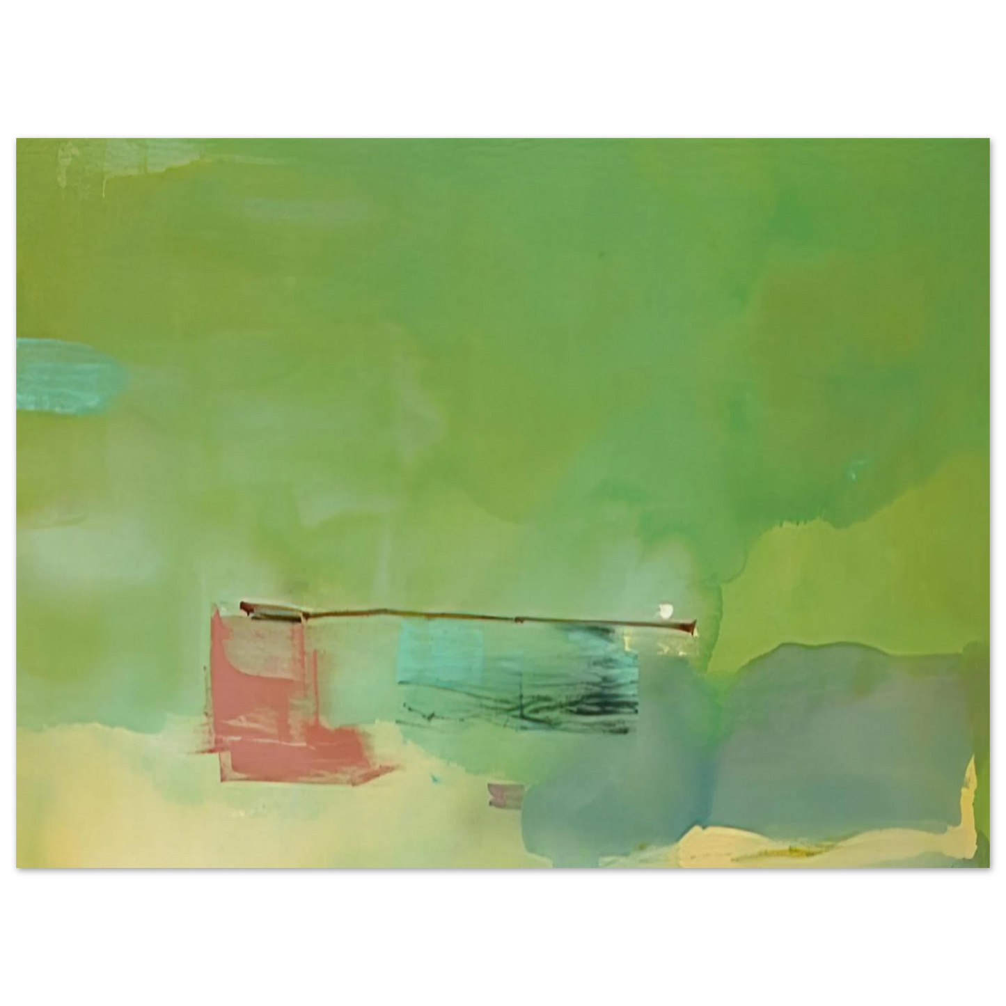 Helen Frankenthaler - Springscape - 1975 Wall art - A2 (42 x 59.4  cm) - Fine Art Poster - -