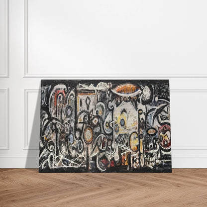 Fugue Number 2 - 1943 - Richard Pousette-Dart Brushed Aluminum Print - 70x100 cm / 28x40 inches | Richard Pousette-Dart Aluminum Print | Richard Pousette-Dart Prints