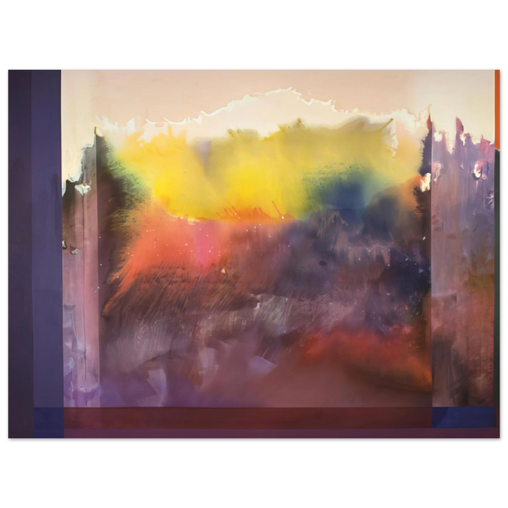 Ronnie Landfield - Vision Of Paradise - 1985  75x100 cm / 30x40inches Fine Art Poster