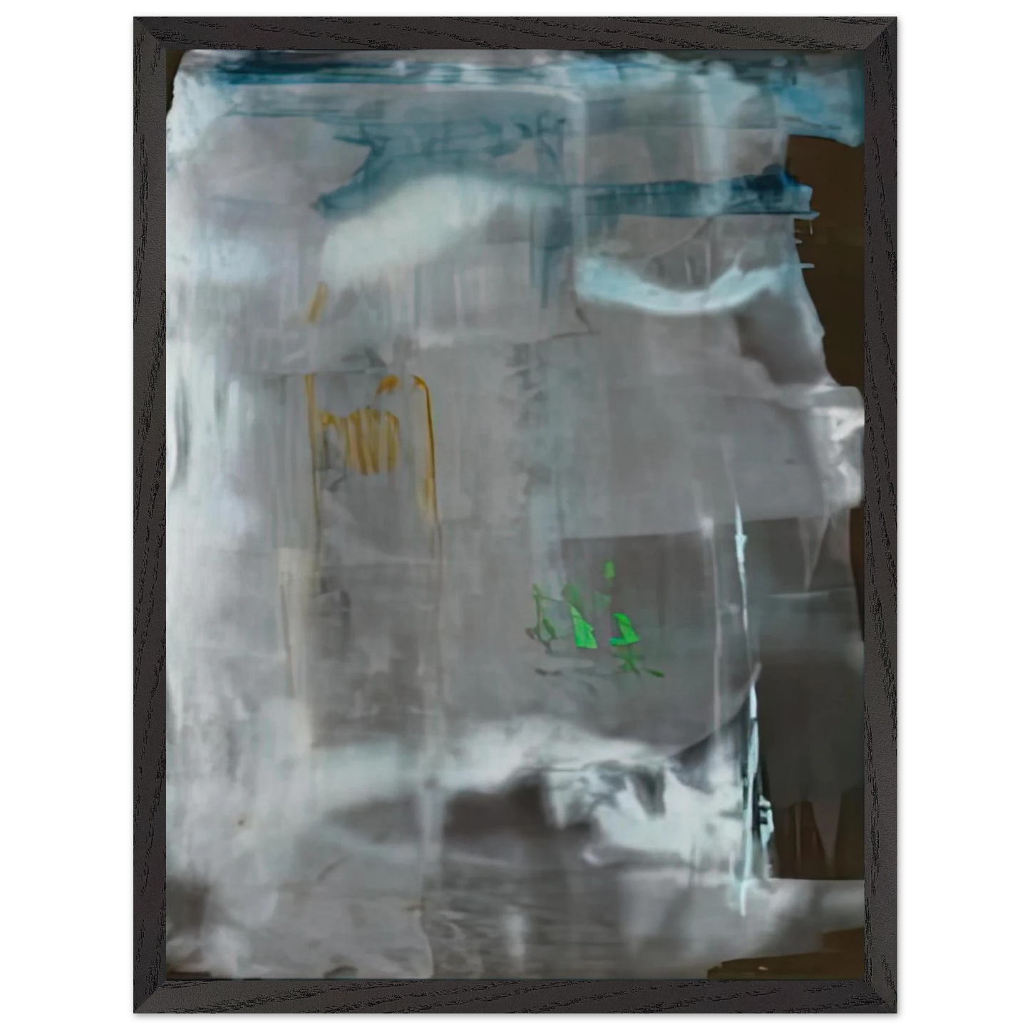 Helen Frankenthaler - Portrait of a Lady in White, 1979- Wall Art - 30x40 cm / 12x16 inches - Premium Wooden Framed Poster With Fine Art Paper-canvas - Wood frame