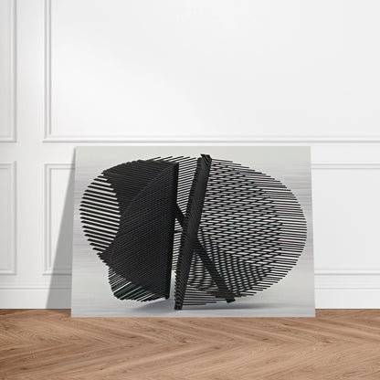 Esfera - 1959 - Gego Brushed Aluminum Print - 70x100 cm / 28x40 inches | Gego Aluminum Print | Gego Prints