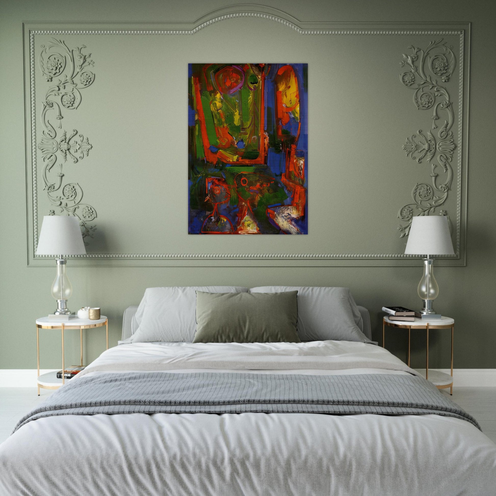 Asklepois - Hans Hofmann Brushed Aluminum Print - 70x100 cm / 28x40 inches | Hans Hofmann Aluminum Print | Hans Hofmann Prints