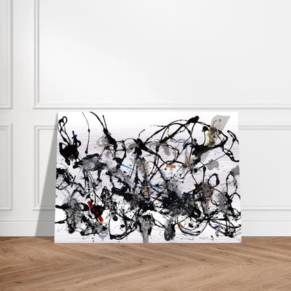 NUMBER 29 1950 - Jackson Pollock Brushed Aluminum Print - 70x100 cm / 28x40 inches | Jackson Pollock Aluminum Print | Jackson Pollock Prints