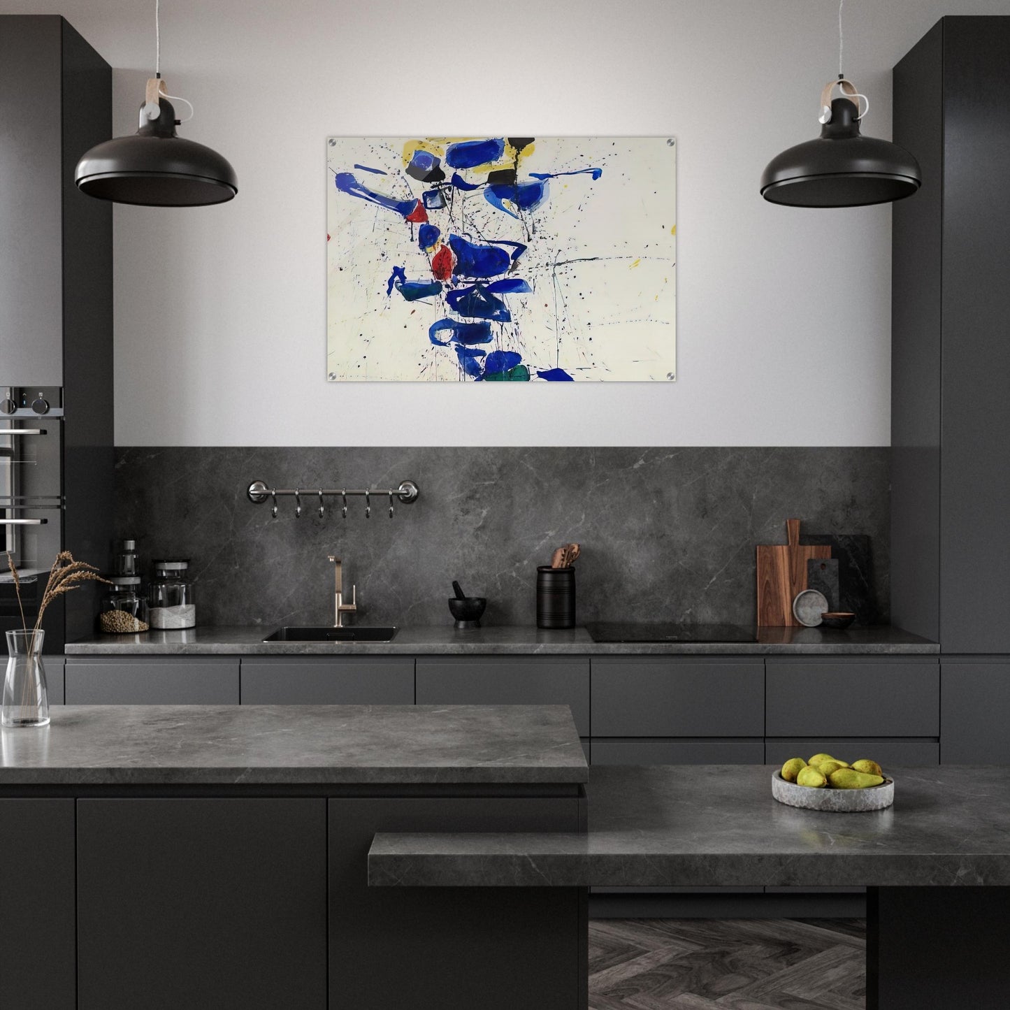 Untitled  SF59-531  - Sam Francis Acrylic Print - 70x100 cm / 28x40″ inches | Sam Francis Wall Art | Sam Francis Prints