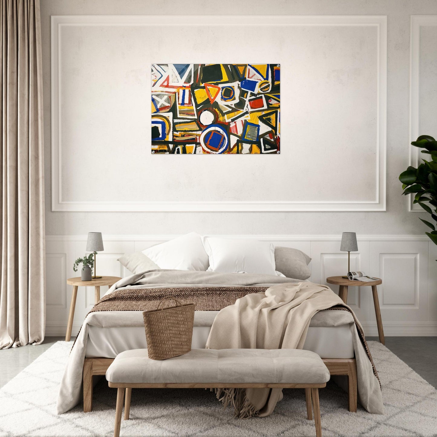 Taxi Cab II - Al Held Acrylic Print - 70x100 cm / 28x40″ inches