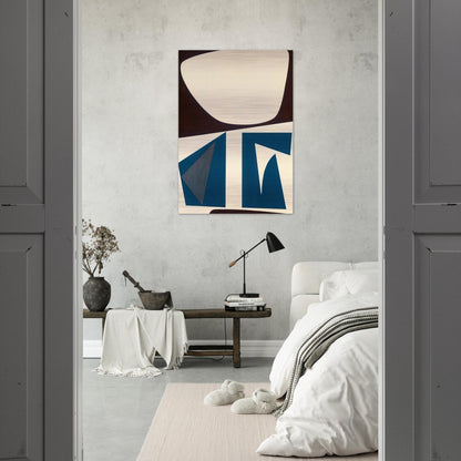 Untitled - Abstract - Indian Space painting - Will Barnet Brushed Aluminum Print - 70x100 cm / 28x40 inches | Will Barnet Aluminum Print | Will Barnet Prints