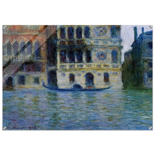 Palazzo Dario - claude monet Acrylic Print - 70x100 cm / 28x40″ inches | claude monet Wall Art | claude monet Prints
