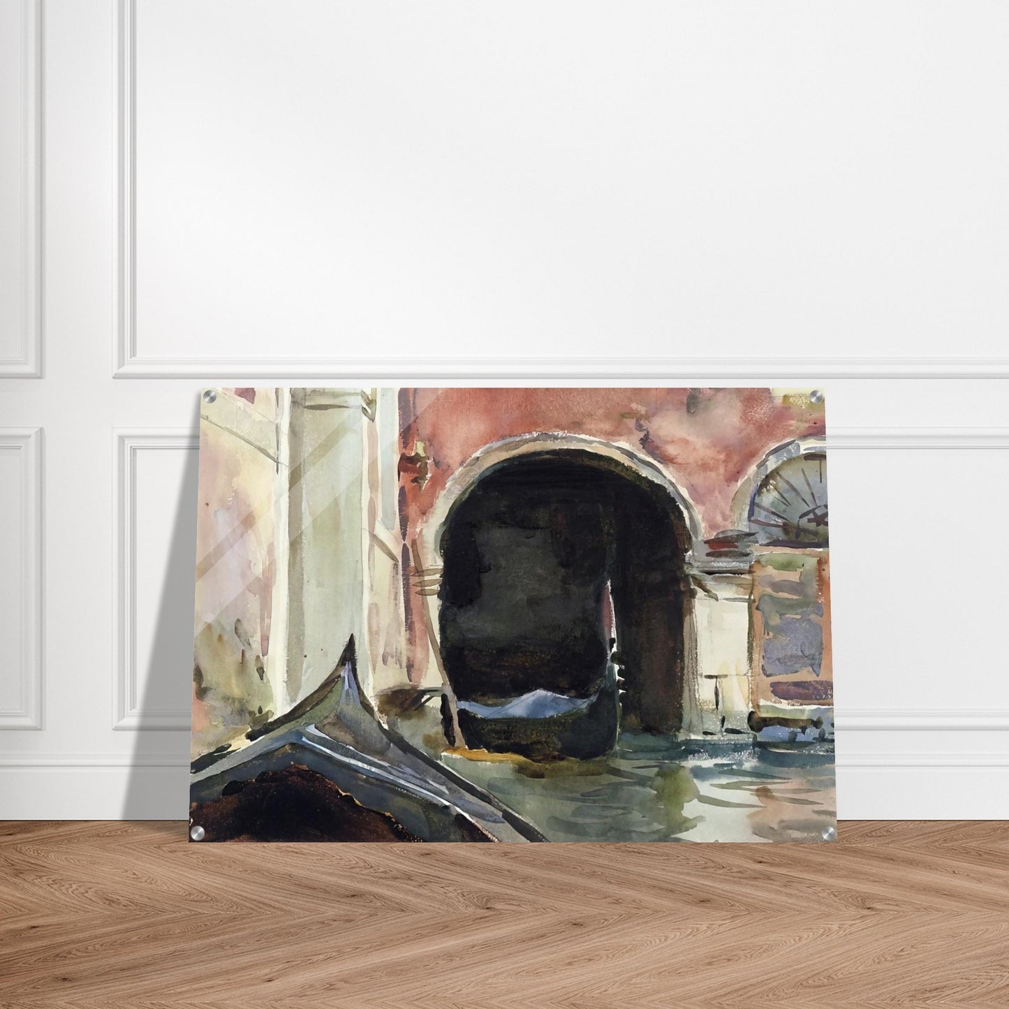 Venetian Canal - John Singer Sargent Acrylic Print - 70x100 cm / 28x40″ inches