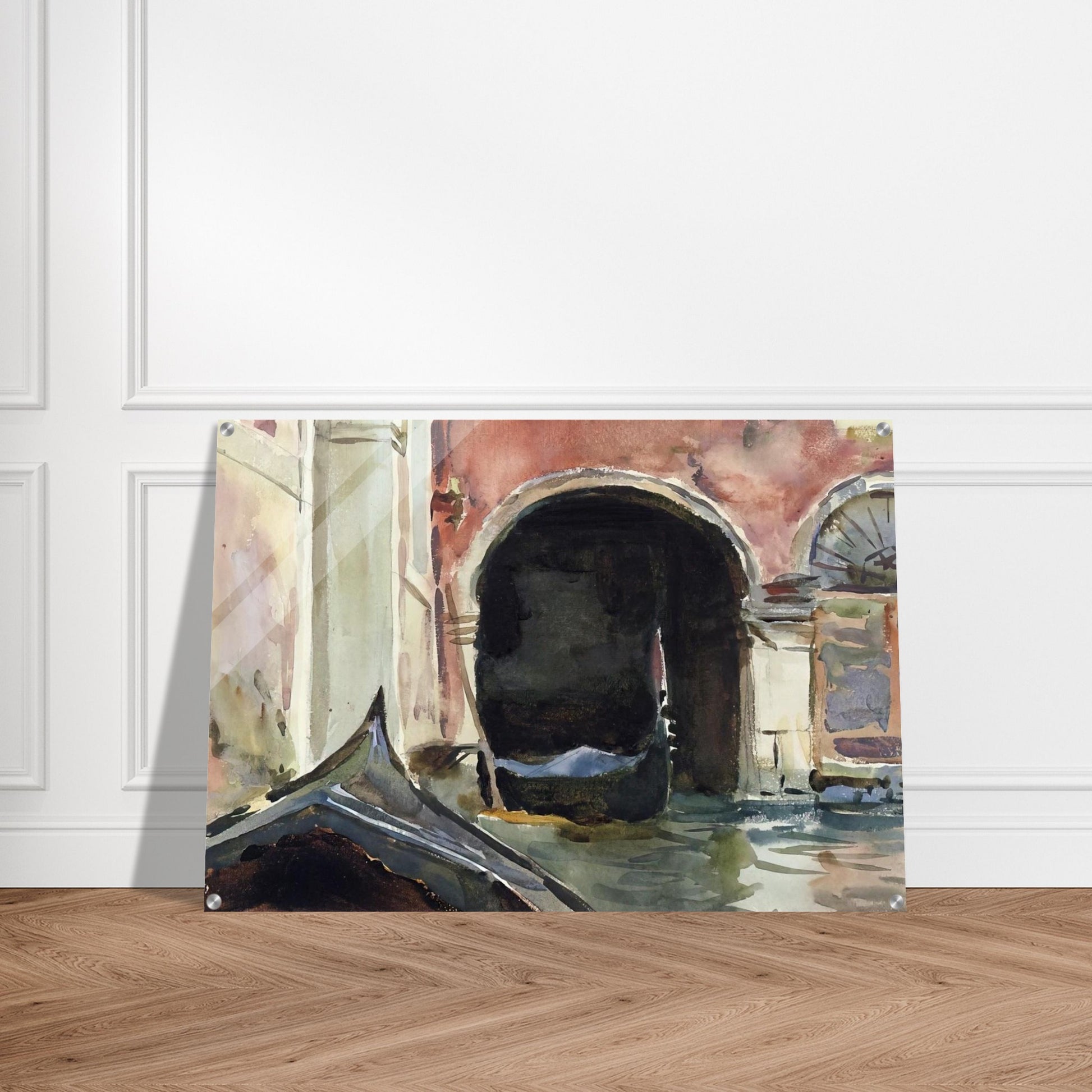 Venetian Canal - John Singer Sargent Acrylic Print - 70x100 cm / 28x40″ inches