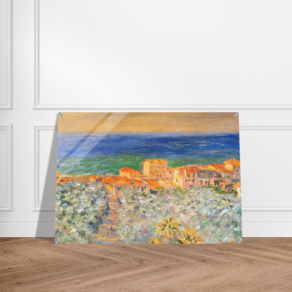 Burgo Marina at Bordighera - claude monet Acrylic Print - 70x100 cm / 28x40″ inches | claude monet Wall Art | claude monet Prints