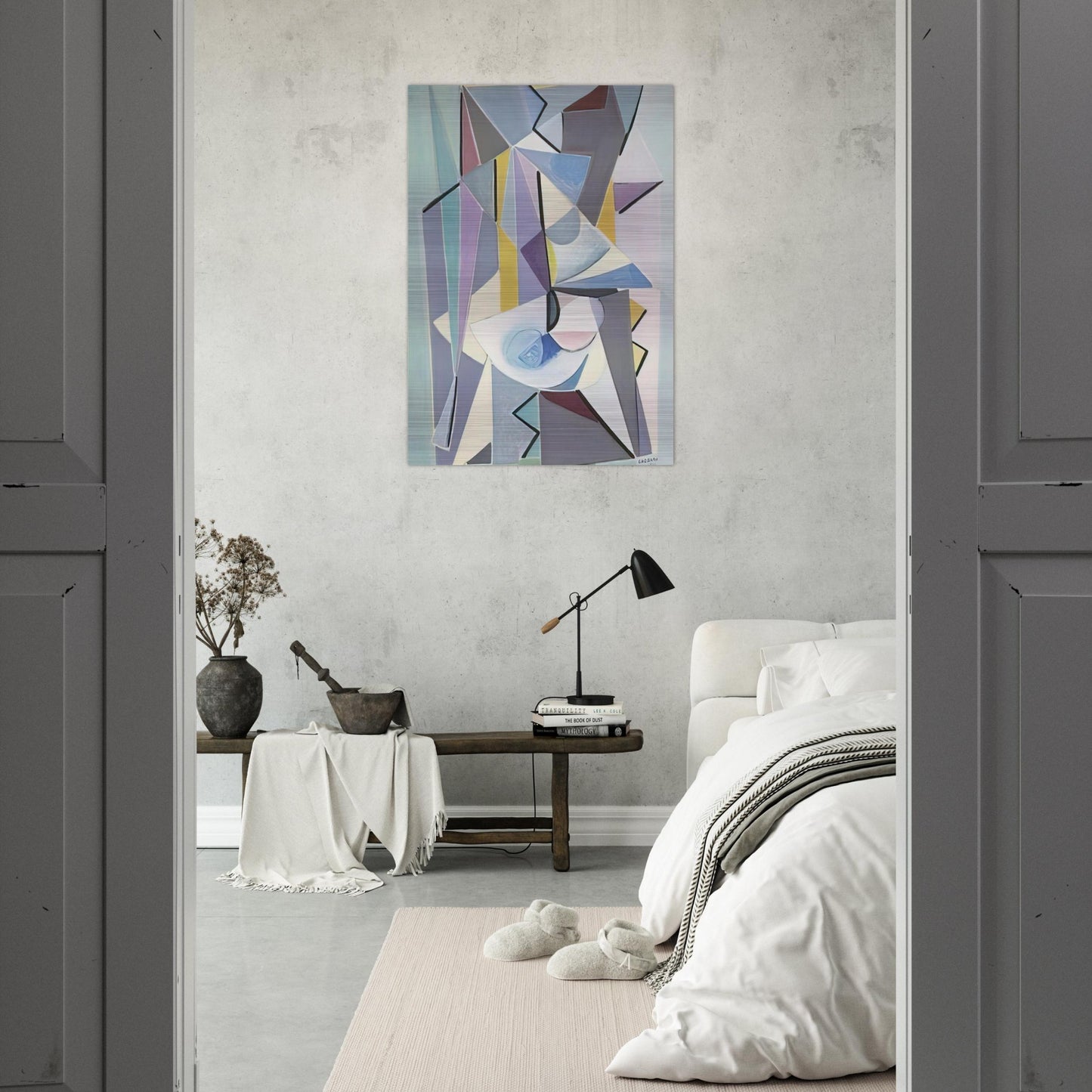 Composizione - 1951 - Bice Lazzari Brushed Aluminum Print - 70x100 cm / 28x40 inches | Bice Lazzari Aluminum Print | Bice Lazzari Prints