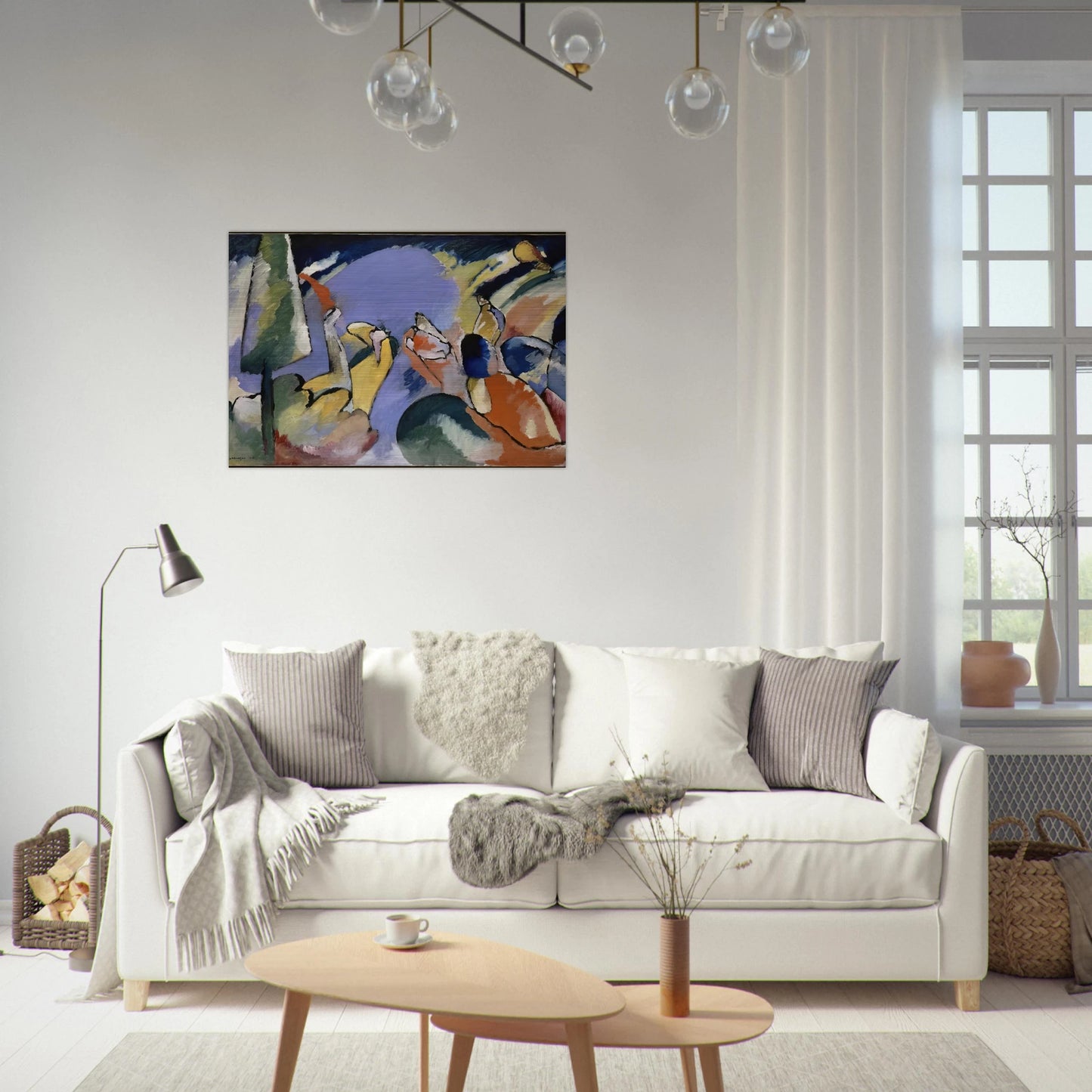 IMPROVISATION XIV 1910 - Wassily Kandinsky Brushed Aluminum Print - 70x100 cm / 28x40 inches | Wassily Kandinsky Aluminum Print | Wassily Kandinsky Prints