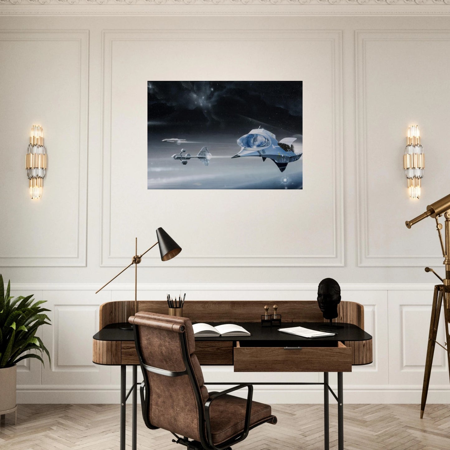 Chris Foss - Chris Foss Brushed Aluminum Print - 70x100 cm / 28x40 inches | Chris Foss Aluminum Print | Chris Foss Prints