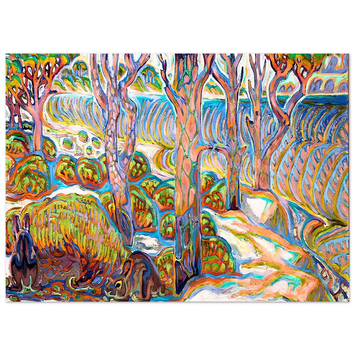 Walter Inglis Anderson - Walter Anderson Wall art - 30x40 cm / 12x16 inches - Premium Wooden Framed Poster With Fine Art Paper-canvas - Wood frame