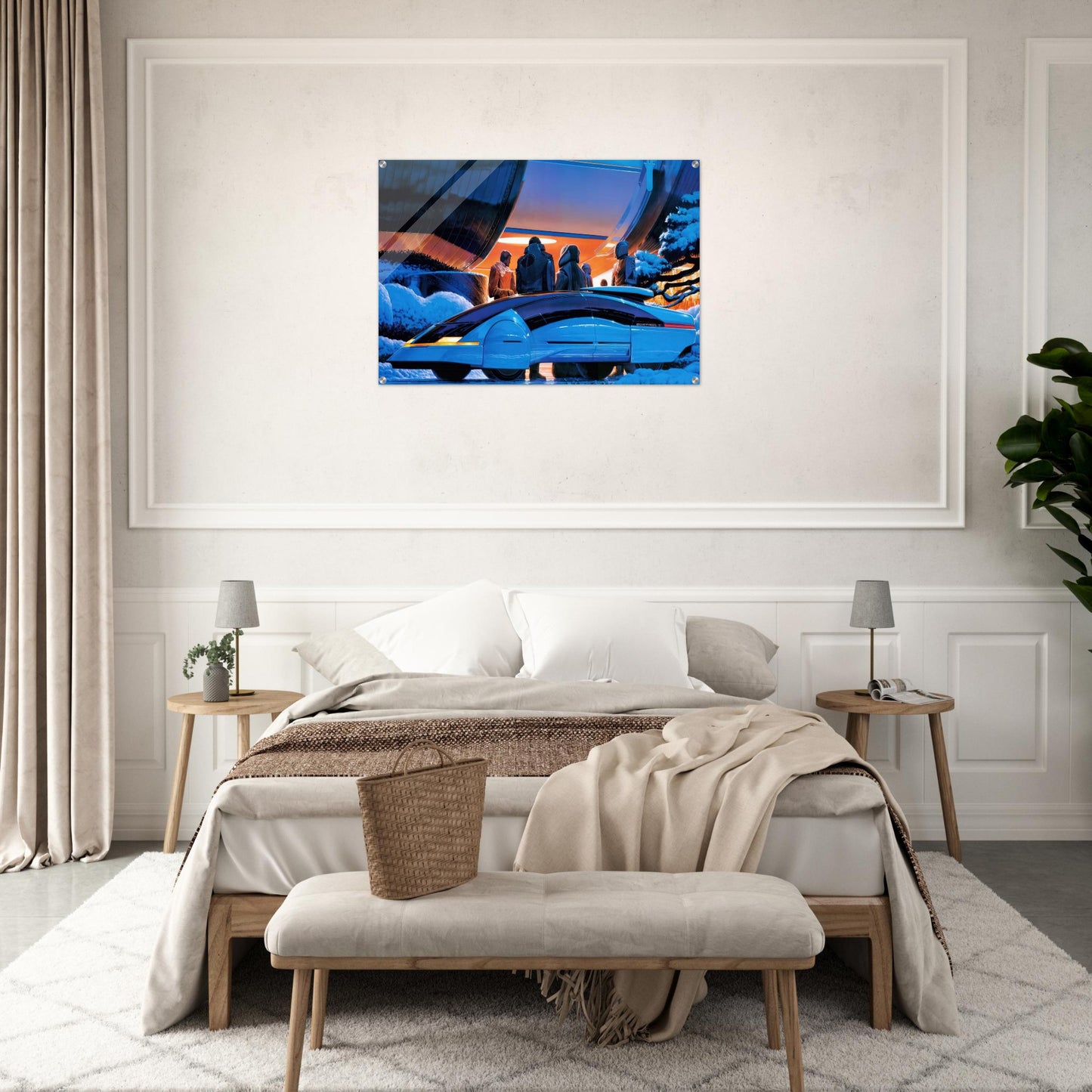 Syd Mead - Syd Mead Acrylic Print - 70x100 cm / 28x40″ inches
