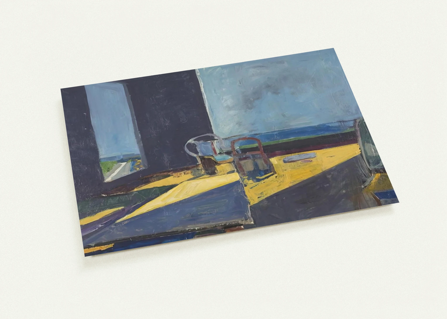 Interior with View of the Ocean By Richard Diebenkorn Pack of 10 Post Cards | Richard Diebenkorn Post Cards | A6 (10.5 x 14.8 cm) - 4.1 x 5.8 inches