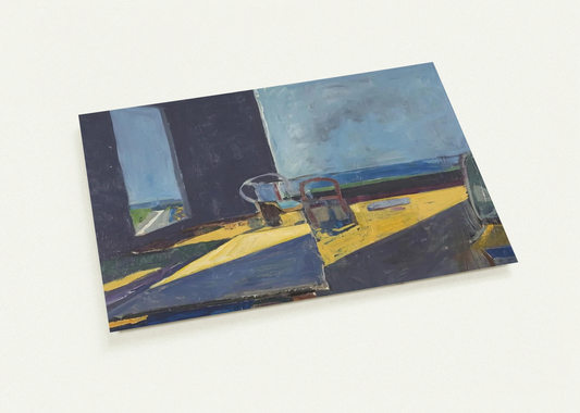 Interior with View of the Ocean By Richard Diebenkorn Pack of 10 Post Cards | Richard Diebenkorn Post Cards | A6 (10.5 x 14.8 cm) - 4.1 x 5.8 inches