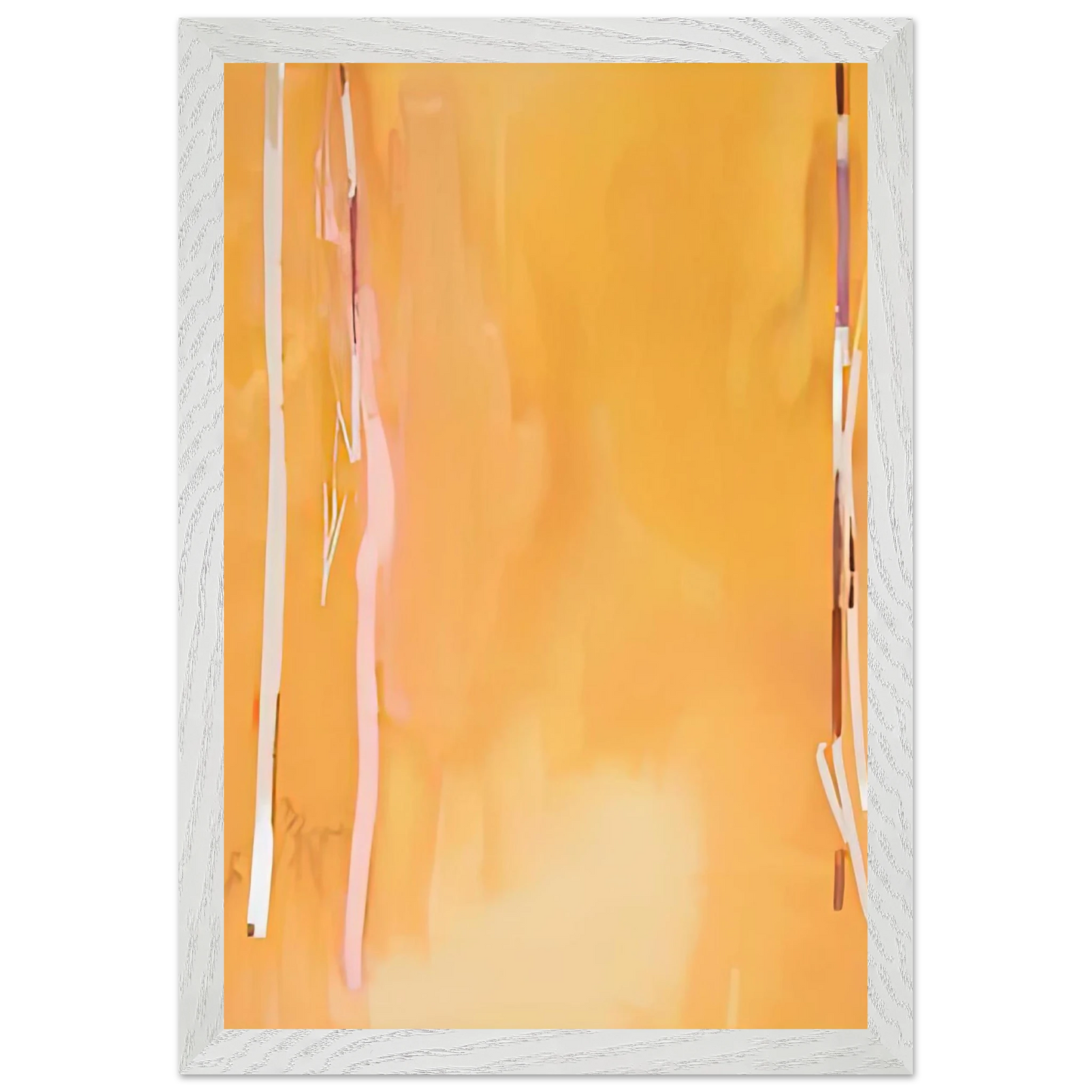 Helen Frankenthaler - Harvest II, 1975- Wall Art - 30x40 cm / 12x16 inches - Premium Wooden Framed Poster With Fine Art Paper-canvas - White frame