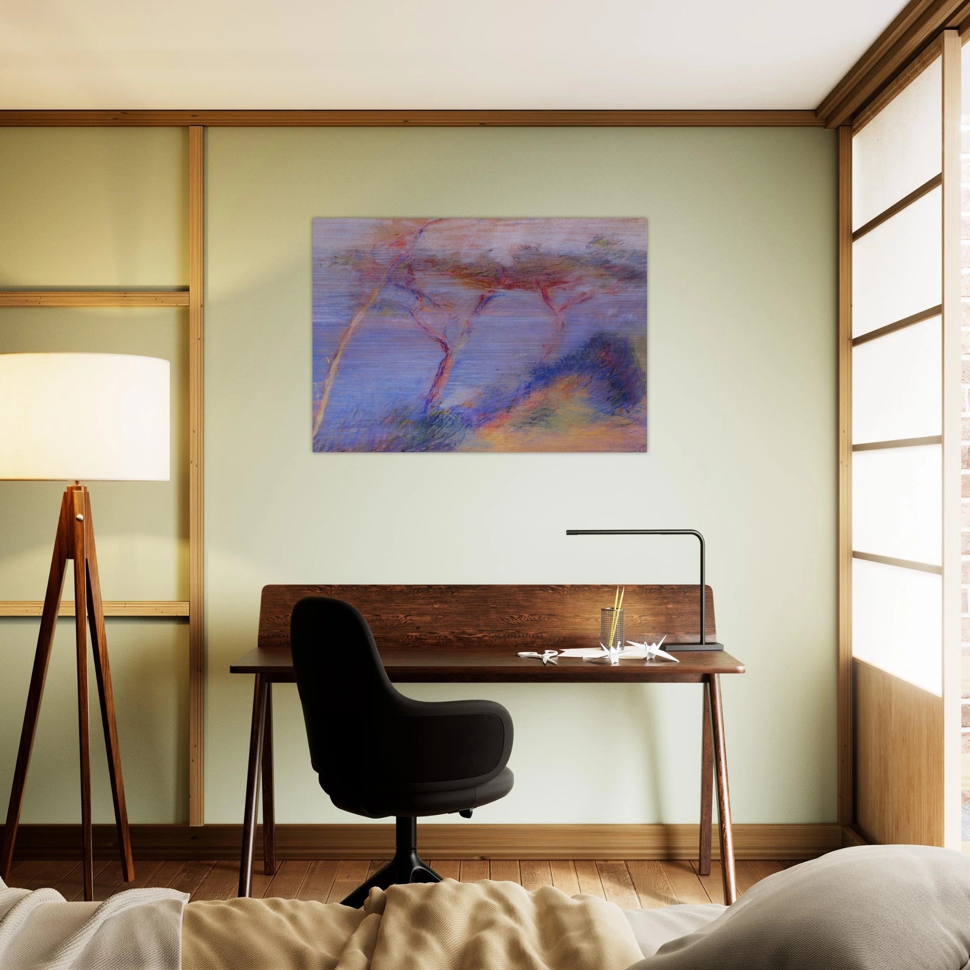 Landscape - Henri-Edmond Cross Brushed Aluminum Print - 70x100 cm / 28x40 inches | Henri-Edmond Cross Aluminum Print | Henri-Edmond Cross Prints