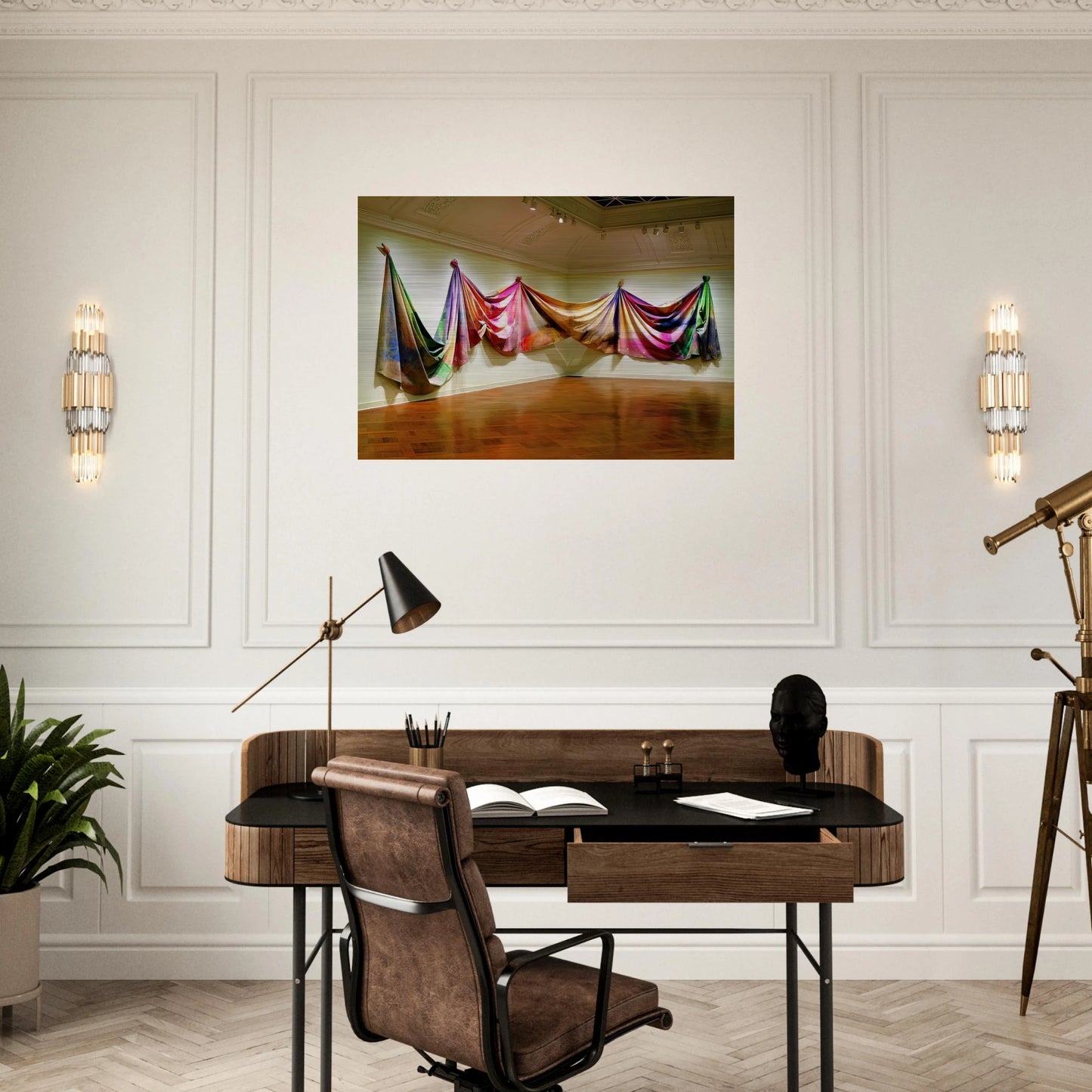 Light Depth - Sam Gilliam Brushed Aluminum Print - 70x100 cm / 28x40 inches | Sam Gilliam Aluminum Print | Sam Gilliam Prints