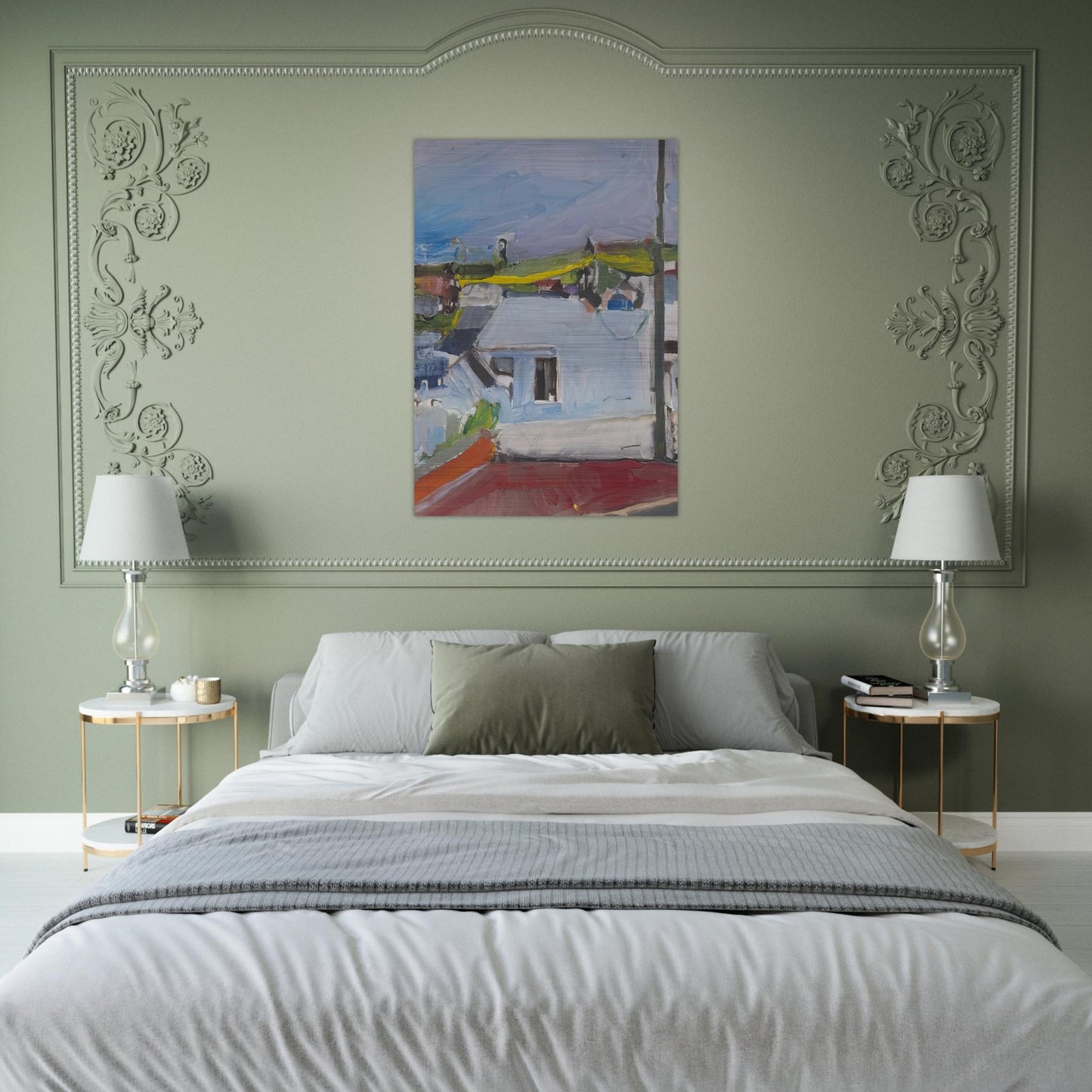 Chabot Valley - Richard Diebenkorn Brushed Aluminum Print - 70x100 cm / 28x40 inches | Richard Diebenkorn Aluminum Print | Richard Diebenkorn Prints