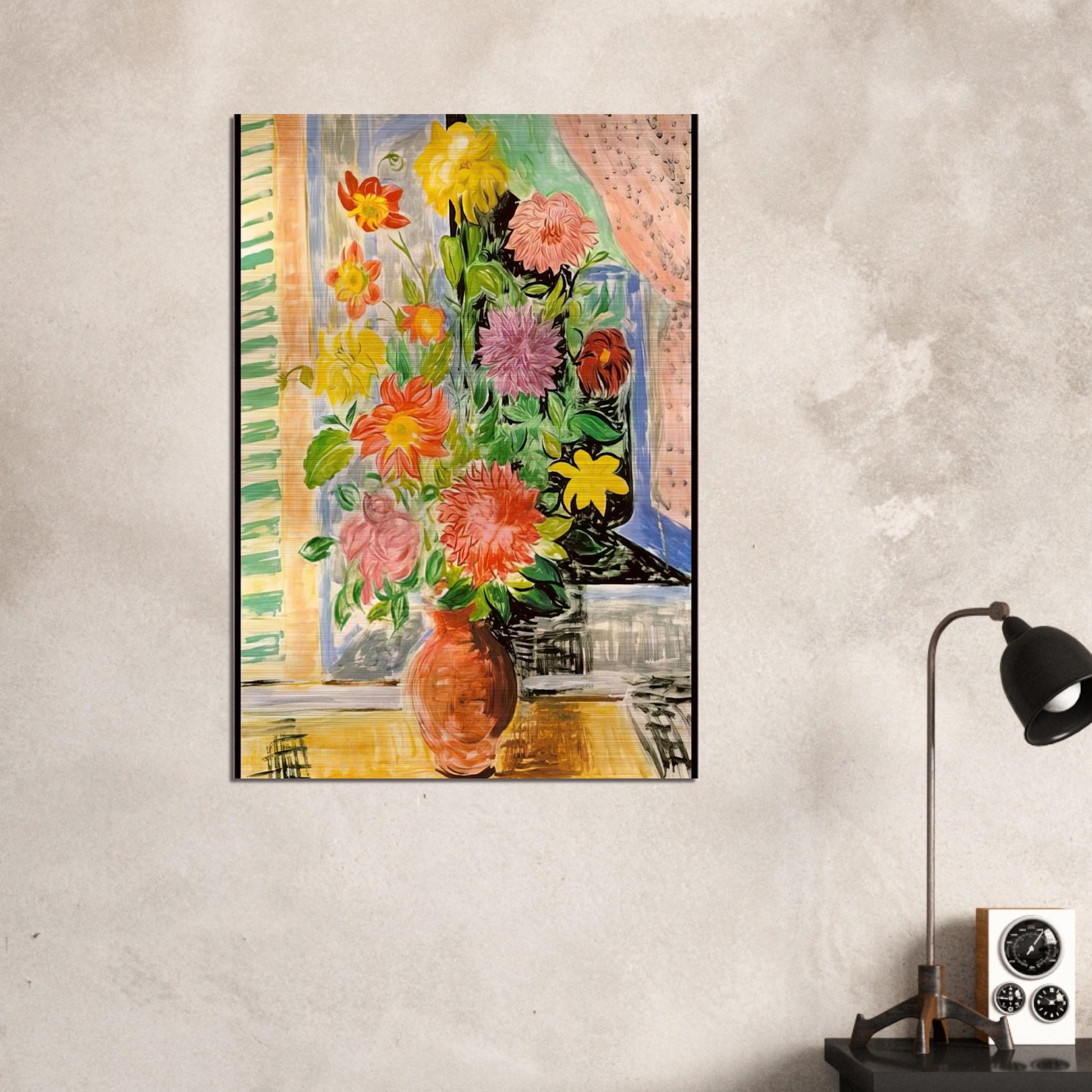 GRAND BOUQUET - Moise Kisling Brushed Aluminum Print - 70x100 cm / 28x40 inches | Moise Kisling Aluminum Print | Moise Kisling Prints