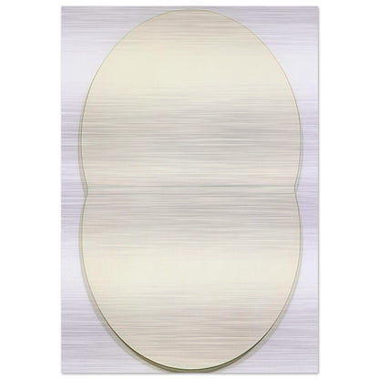 White Plaque. Bridge Arch and Reflection - Ellsworth Kelly Brushed Aluminum Print - 70x100 cm / 28x40 inches | Ellsworth Kelly Aluminum Print | Ellsworth Kelly Prints