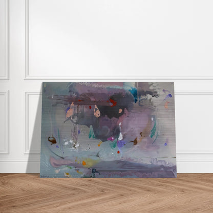 Grey Fireworks - 2000 - Helen Frankenthaler Brushed Aluminum Print - 70x100 cm / 28x40 inches | Helen Frankenthaler Aluminum Print | Helen Frankenthaler Prints