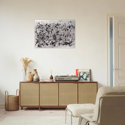 UNTITLED 1962 - Henri Michaux Brushed Aluminum Print - 70x100 cm / 28x40 inches | Henri Michaux Aluminum Print | Henri Michaux Prints