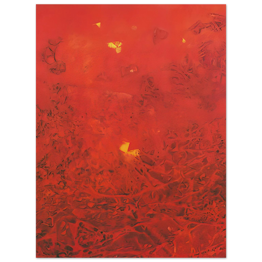 Max Ernst - Le jardin de la France  75x100 cm / 30x40inches Fine Art Poster