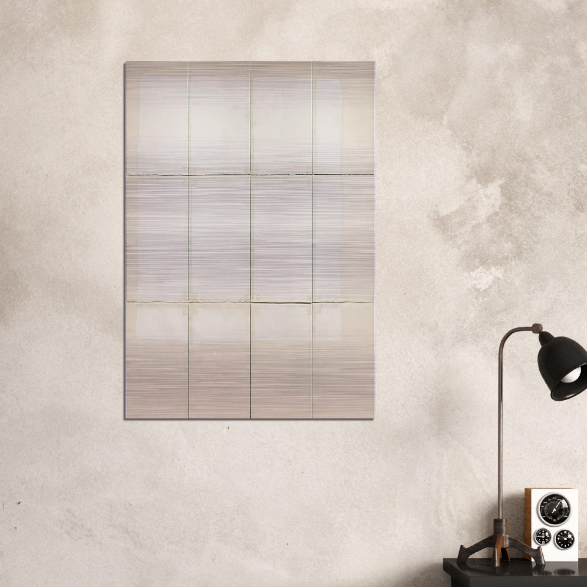 Classico 5 - Robert Ryman Brushed Aluminum Print - 70x100 cm / 28x40 inches | Robert Ryman Aluminum Print | Robert Ryman Prints