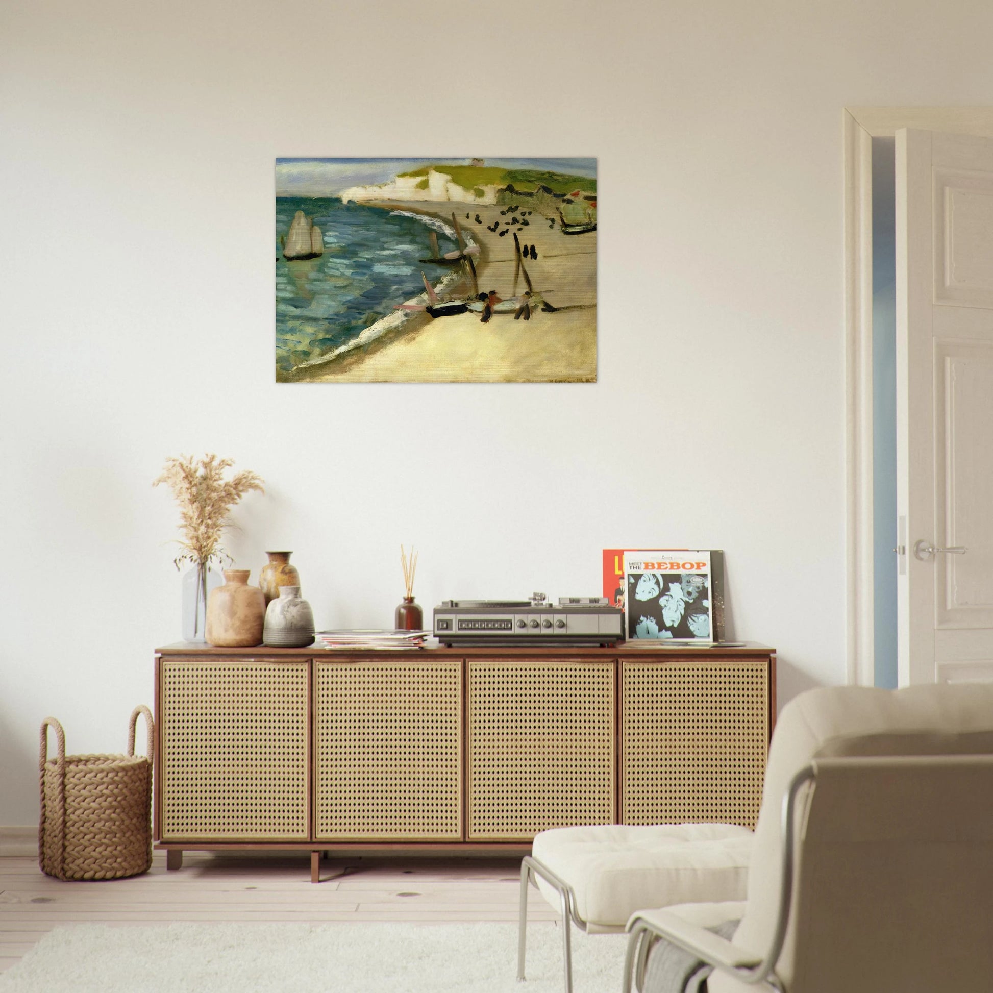 AHT AMONT CLIFFS AT ETRETAT 1920 - Henri Matisse Brushed Aluminum Print - 70x100 cm / 28x40 inches | Henri Matisse Aluminum Print | Henri Matisse Prints