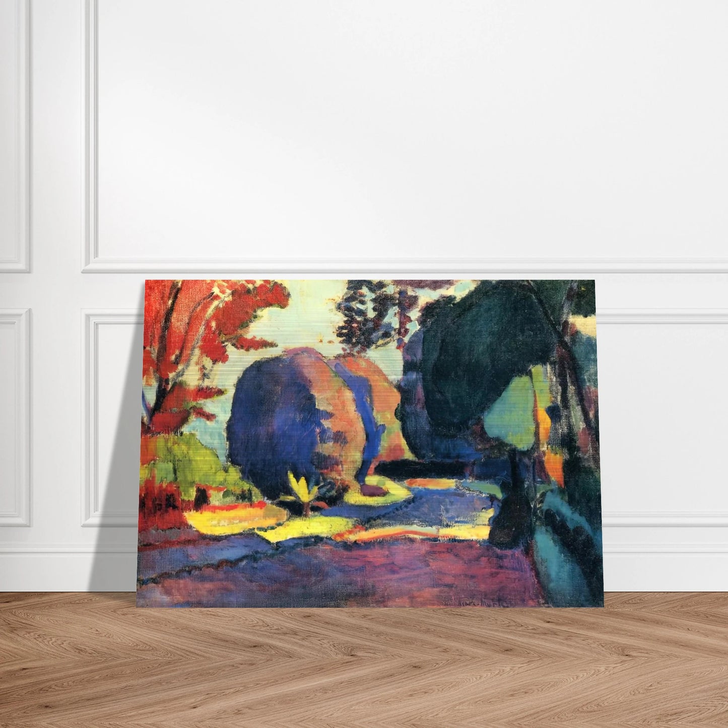 THE LUXEMBOURG GARDENS 1901 - Henri Matisse Brushed Aluminum Print - 70x100 cm / 28x40 inches | Henri Matisse Aluminum Print | Henri Matisse Prints