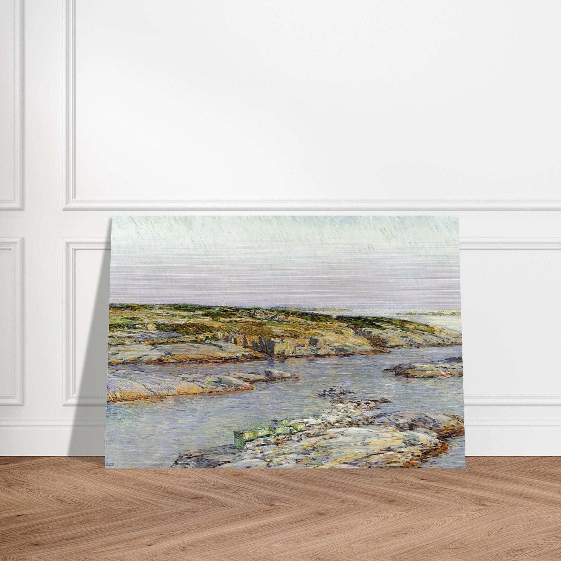Summer Afternoon, Isles of Shoals - Childe Hassam Brushed Aluminum Print - 70x100 cm / 28x40 inches | Childe Hassam Aluminum Print | Childe Hassam Prints