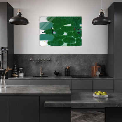 The Green Earth - 1980 - Victor Pasmore Acrylic Print - 70x100 cm / 28x40″ inches