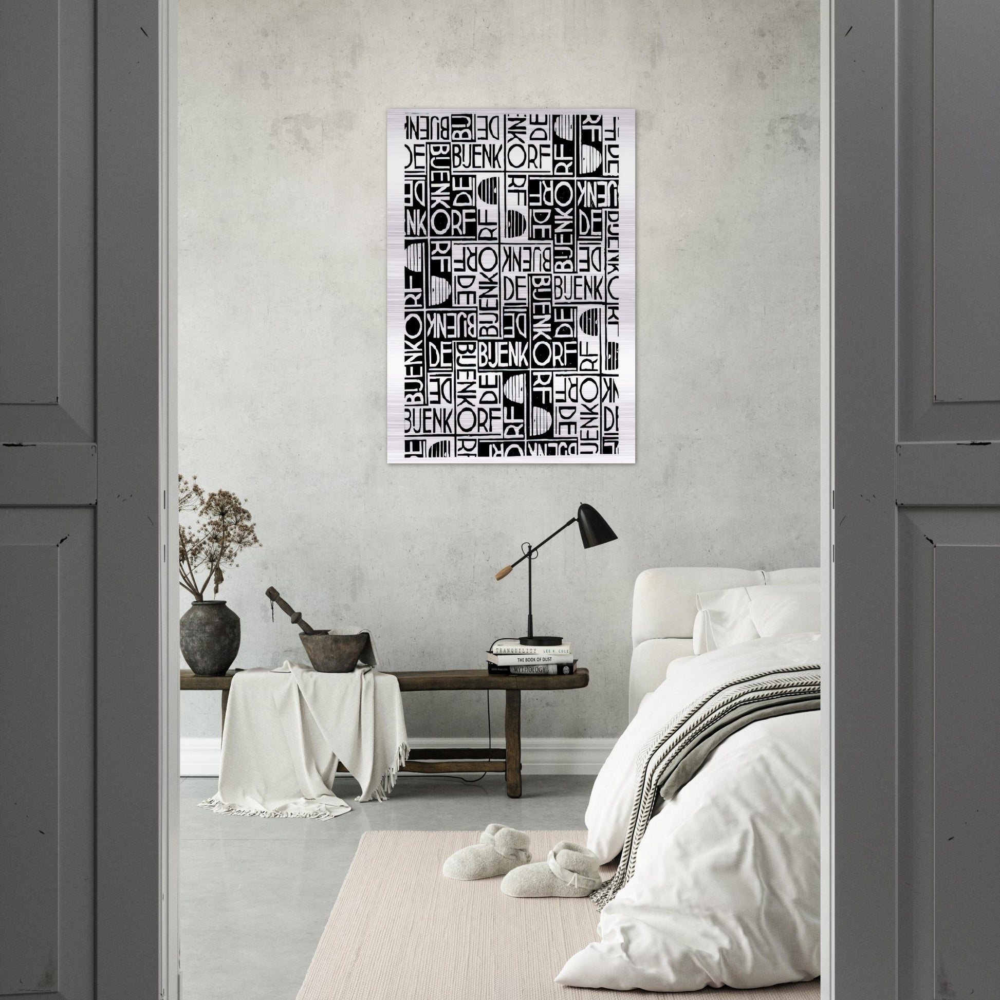 ESCHER (18) - MC Escher Brushed Aluminum Print - 70x100 cm / 28x40 inches | MC Escher Aluminum Print | MC Escher Prints