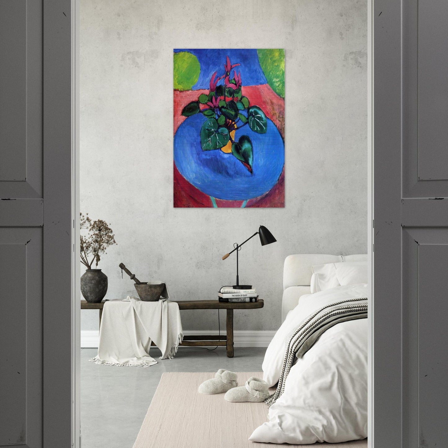 CYCLAMEN POURPRE 1912 - Henri Matisse Brushed Aluminum Print - 70x100 cm / 28x40 inches | Henri Matisse Aluminum Print | Henri Matisse Prints