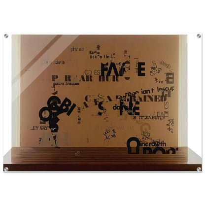 Not Wanting To Say Anything About Marcel, I - 1969 - John Cage Acrylic Print - 70x100 cm / 28x40″ inches