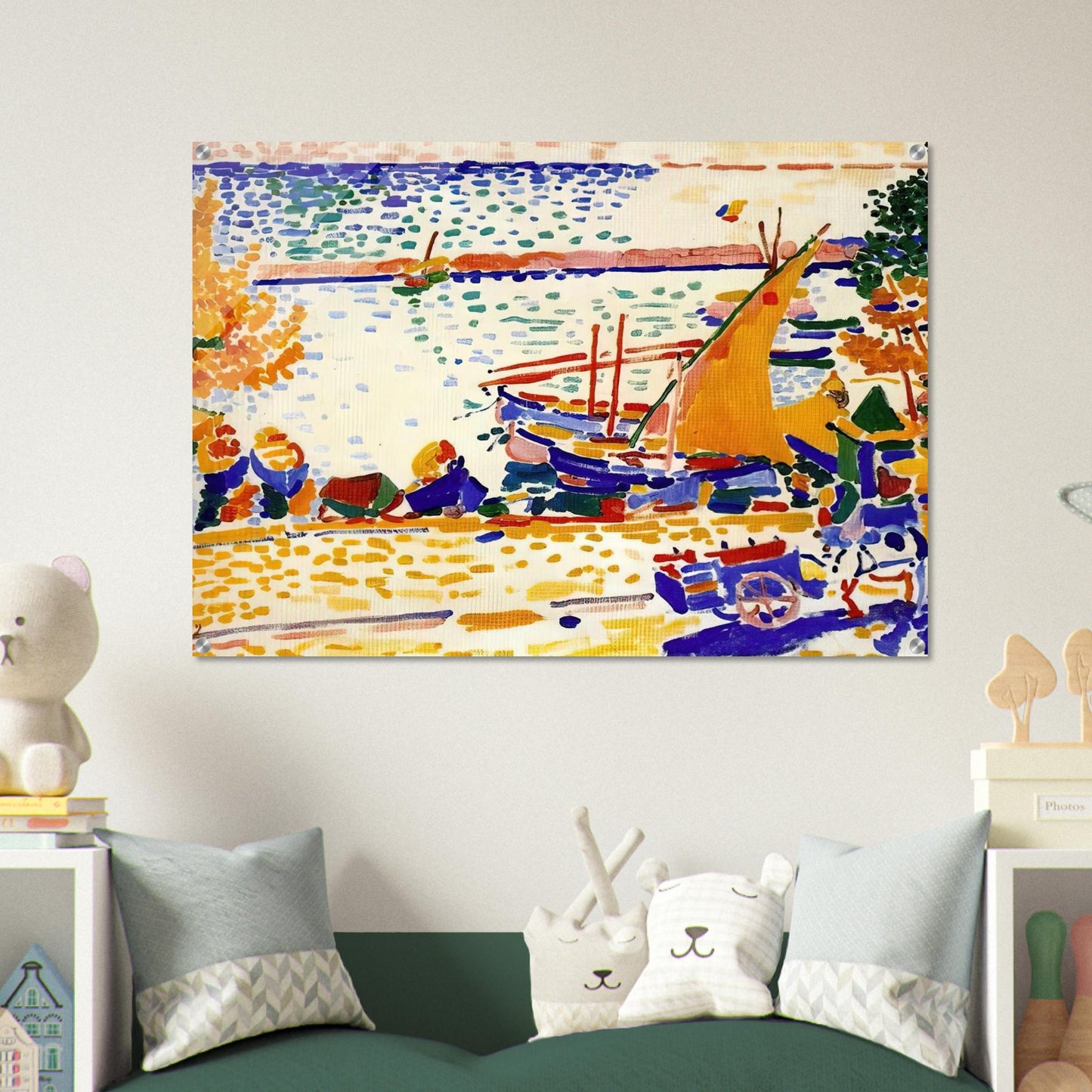 THE PORT OF COLLIOURE 1905 1 - Andre Derain Acrylic Print - 70x100 cm / 28x40″ inches