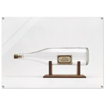 Ship in a Bottle - 1963 - Billy Apple Acrylic Print - 70x100 cm / 28x40″ inches