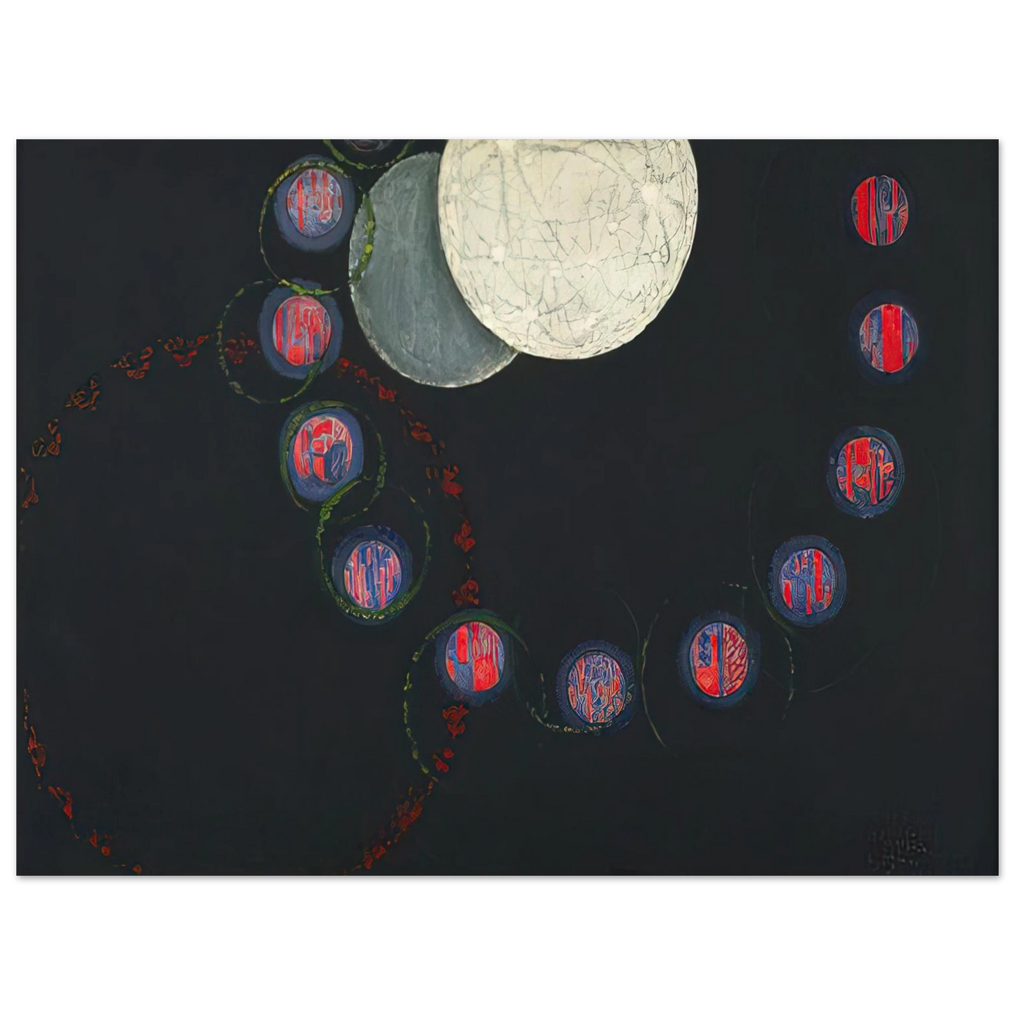 Frantisek Kupka - The First Step  75x100 cm / 30x40inches Fine Art Poster