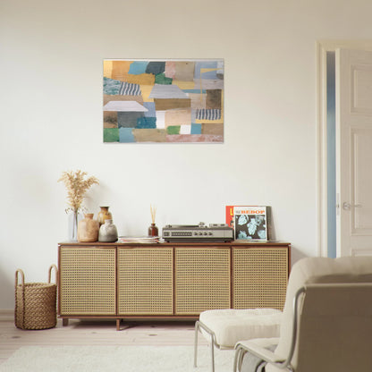 Number 653 - Abstract Expressionism - Anne Ryan Brushed Aluminum Print - 70x100 cm / 28x40 inches | Anne Ryan Aluminum Print | Anne Ryan Prints