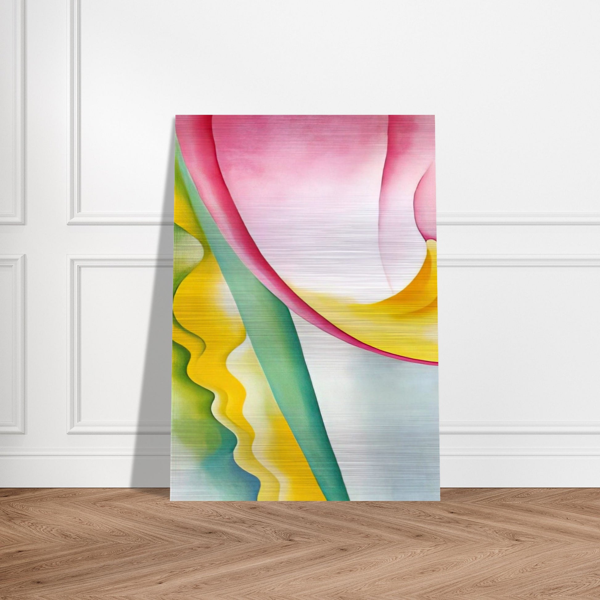 Abstraction No. 77  Tulip  - Georgia O'Keeffe Brushed Aluminum Print - 70x100 cm / 28x40 inches | Georgia O'Keeffe Aluminum Print | Georgia O'Keeffe Prints